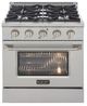 Kucht Professional KDF Series 30" Stainless Steel Pro Style Dual Fuel Range-2