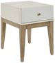 Liberty Furniture Berkley Square Linen End Table with Khaki Base-0