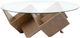 Magnussen Home® Vector Russet Brown Round Cocktail Table-4