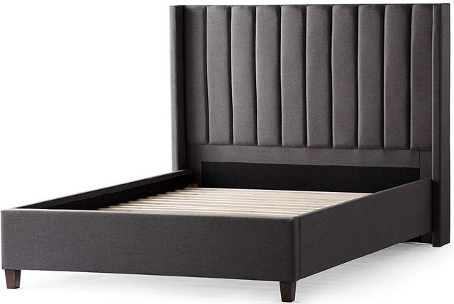 Malouf® Blackwell Charcoal Full Designer Bed-0