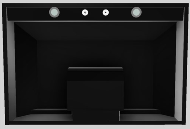 Vent-A-Hood® Designer Series 36" Black Wall Mounted Range Hood-3