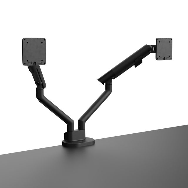 Kanto 17-35" Black Dual Monitor Desk Mount-0