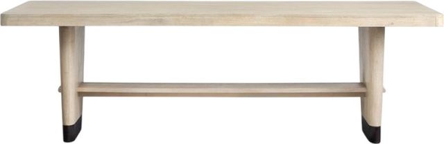 Magnussen Home® Sunset Cove Sanibel Brown Trestle Dining Table-1