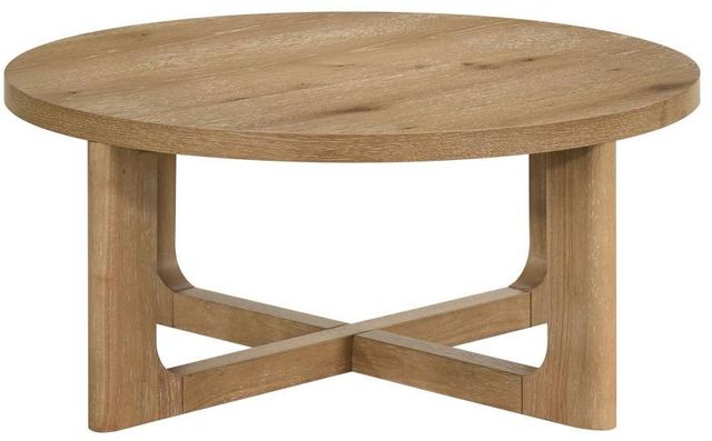 Coaster® Kessler Light Oak Coffee Table-3