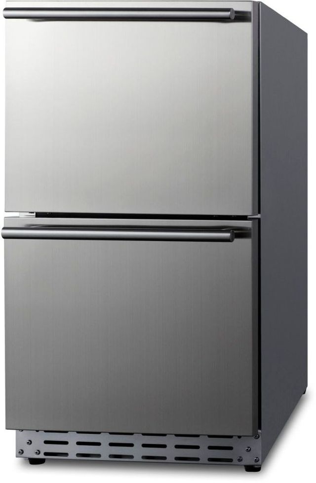 Summit® 3.4 Cu. Ft. Stainless Steel Refrigerator Drawer-1
