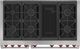 Wolf® 48" Black Pro Style Dual Fuel Range-1