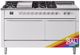 Ilve® Professional Plus II 60" Custom RAL Color Pro Style Dual Fuel Range-0