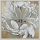 StyleCraft Emerging Bloom Gray/Light Gray Wall Art-1