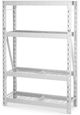 Gladiator® 48" White Wide Heavy Duty Rack with Four 18" Deep Shelves-3