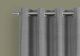 Monarch Specialties Inc. 2-Piece Grey 52" x 95" Solid Blackout Curtain Panel Set-4