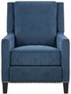 Homelegance® Banks Blue Manual Push Back Recliner-3