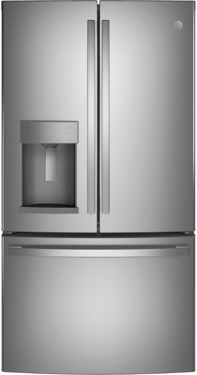 GE® 36 in. 27.7 Cu. Ft. Fingerprint Resistant Stainless Steel French Door Refrigerator