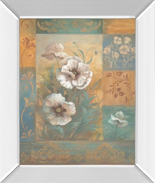 Classy Art Pam’s Poppies Il by Vivian Flasch Wall Art-0