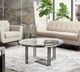 Diamond Sofa® Deko Clear/Stainless Steel Accent Table-1