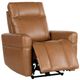 Parker House® Bradford Steamboat Ecru Power Zero Gravity Leather Recliner with Power Headrest-1