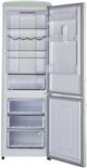 Unique® Appliances Classic Retro 12 Cu. Ft. Summer Mint Green Counter Depth Bottom Freezer Refrigerator-2