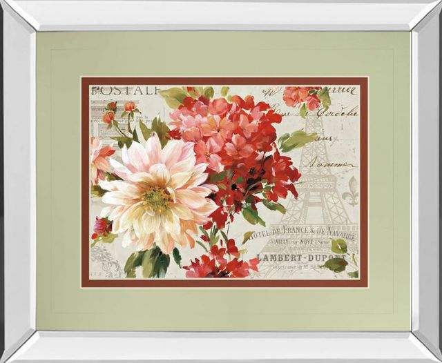 Classy Art Ps Je T’Aime I Light by Lisa Audit Mirror Framed Wall Art-0