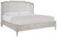 Century® Camden Nichole White Rustic Upholstered King Panel Bed-0