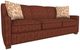 Best® Home Furnishings Customizable Marinette Queen Memory Foam Sofa Sleeper with Dark Walnut Legs and Two Pillows-0