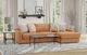 Jackson Furniture Minori 3-Piece Whiskey Right-Arm Facing Sectional with Ottoman-1