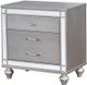 Furniture of America® Brachium 4-Piece Silver Queen Bedroom Set-3