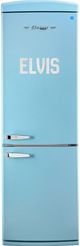 Unique® Appliances Elvis Classic Retro 24" 12 Cu. Ft.  Presley Blue Counter Depth Bottom Freezer Refrigerator-0