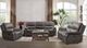Furniture of America® Henricus 2-Piece Dark Grey Reclining Sofa Set-1