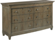 American Drew® Anson Hastings Hickory Veneers Dresser-0