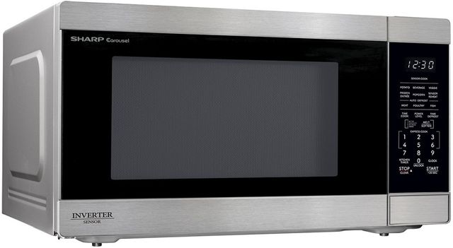 Sharp® Carousel® 2.2 Cu. Ft. Stainless Steel Countertop Microwave-1
