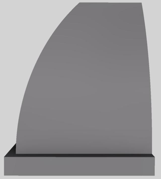 Vent-A-Hood® Designer Series 60" Gunsmoke Wall Mounted Range Hood-1