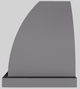 Vent-A-Hood® Designer Series 60" Gunsmoke Wall Mounted Range Hood-1