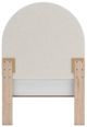 Signature Design by Ashley® Arloster Tan/White Upholstered Twin Panel Headboard-2