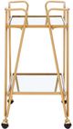Linon Ellie Gold Bar Cart-4