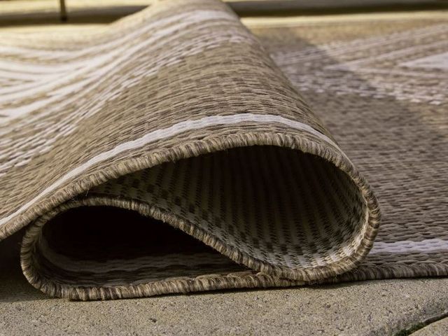 Signature Design by Ashley® Dunsler Brown/Cream 8'x10' Rectangular Rug-1