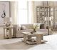 Riverside Furniture Sophie Natural Chairside Table with Glass Top-4