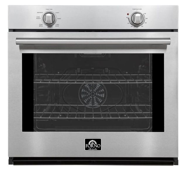 FORNO® Vomero 30" Stainless Steel Single Electric Wall Oven-0