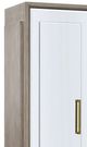 Bassett Mirror Lansing Cerused Gray Oak Tall Bar Cabinet-3