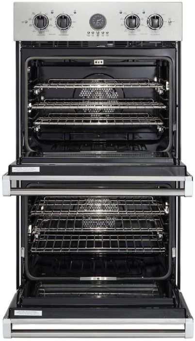 Viking® 5 Series 30" Onyx Double Electric Premiere Oven-1