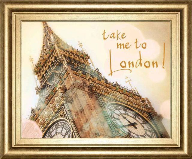Classy Art Take Me to London by Emily Navas Wall Art-0
