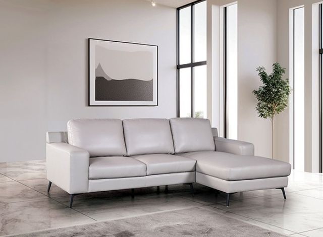 Furniture of America® Stordal Light Gray Sectional with Right Chaise-1