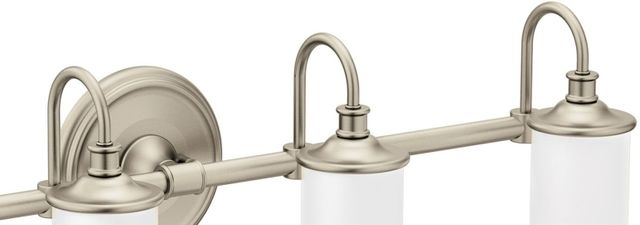 Moen® Belfield™ Brushed Nickel Four Globe Bath Light-1