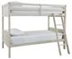 Signature Design by Ashley® Robbinsdale Antique White Youth Twin/Twin Bunk Bed with Ladder-0