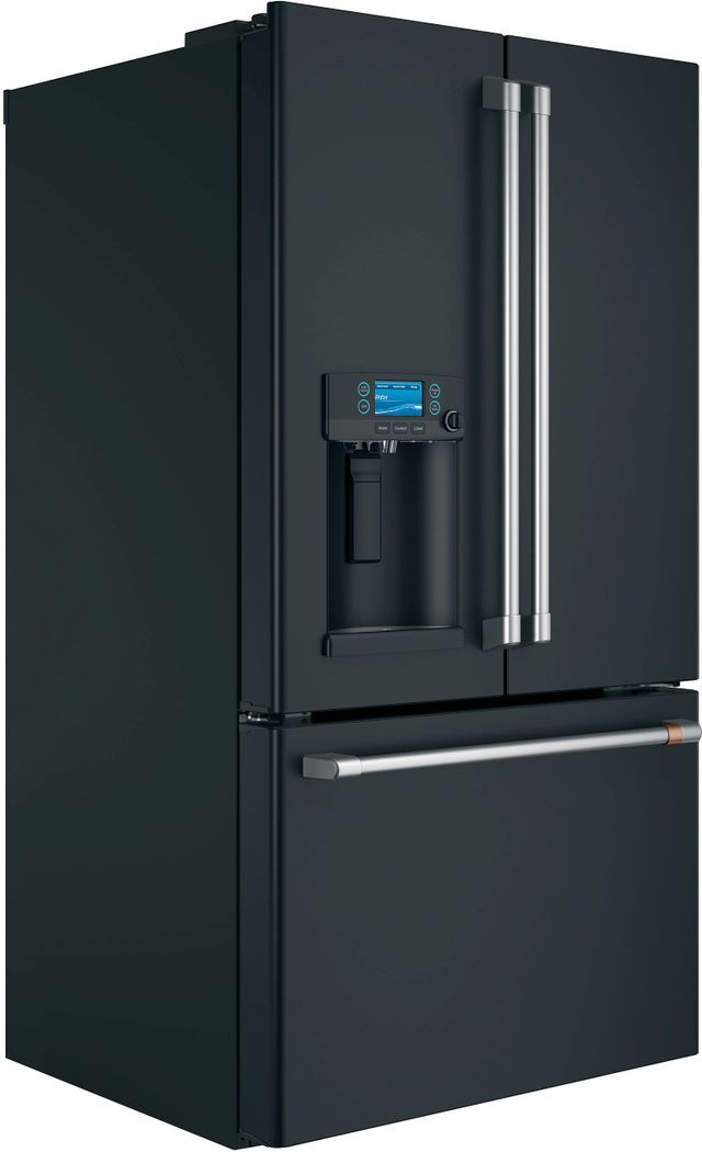Café™ 36 in.  27.8 Cu. Ft. Matte Black French Door Refrigerator-1
