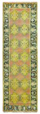 Feizy Ustad Dark Rust/Charcoal 2'6" x 8' Runner Rug-0