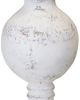 Harp & Finial® Clove Distressed White Small Vase-1