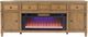 Signature Design by Ashley® Sharlance Light Brown TV Stand with Electric Fireplace-1