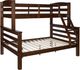 Powell® Porter Espresso Twin/Full Bunk Bed-0