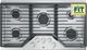 GE® 36" Stainless Steel Built-In 5-Burners Gas Cooktop-2