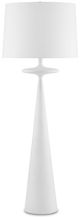 Currey & Company Giacomo Gesso White/Off-White Floor Lamp-1