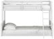 HH2 Home Capri White Twin over Full Youth Bunk Bed with Ladder-1